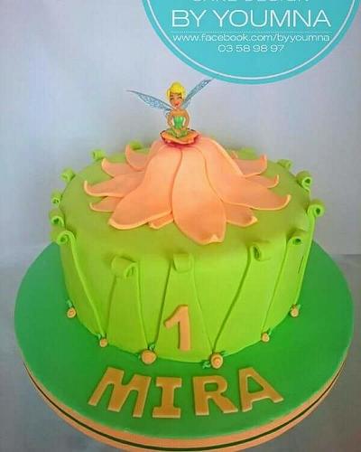 Tinkerbell  - Cake by Cake design by youmna 