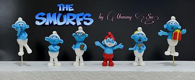 Smurfs Topper - Cake by Mommy Sue