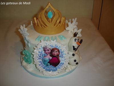 Frozen - Cake by ginaraicu