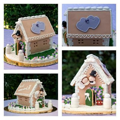 Wedding Gingerbread House - Cake by Esperimenti di Zucchero