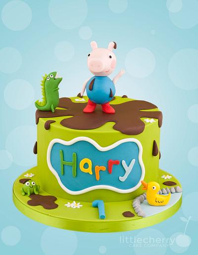 George Pig Cake - Cake by Little Cherry