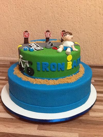 Triatlon cake - Cake by claudia borges