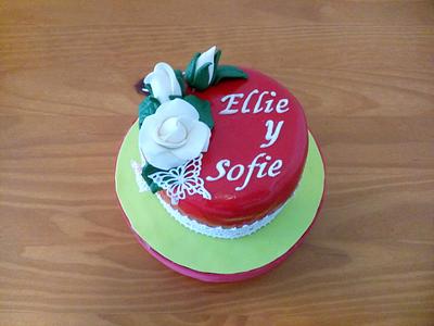 BIRTHDAY CAKE BY ELLIE AND SOFIE - Cake by Camelia