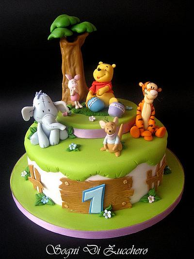 Winnie  and friend! - Cake by Maria Letizia Bruno