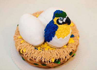 babyparrot cake - Cake by Laila Rinot
