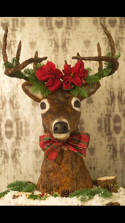 A Christmas Deer - Cake by Veronica Matteson