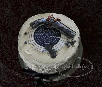 Antique pistol cake - Cake by ozgirl39