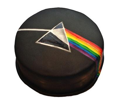 Pink Floyd - Dark Side of the Moon Birthday Cake - Cake by VikkiCakeDiddly