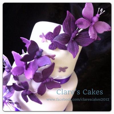 Butterfly Cake - Cake by Clare's Cakes - Leicester