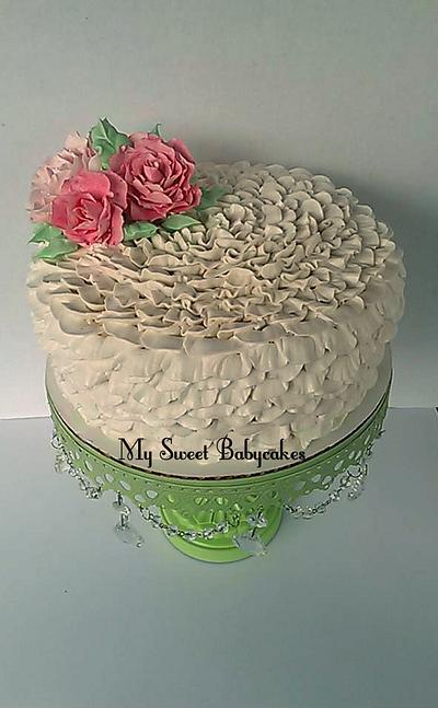 Roses & Ruffles - Cake by My Sweet Babycakes