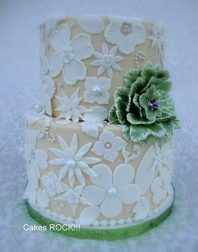 Lace Wedding Cake - Cake by Cakes ROCK!!!  