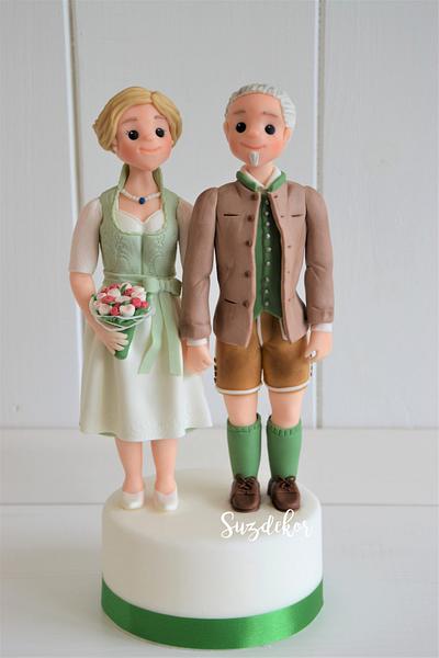 Wedding Cake Topper - Cake by Susanne Zöchling