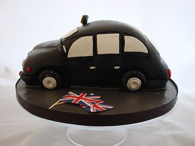 London Black cab vanilla sponge cake - Cake by Cornelia