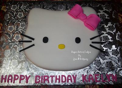 Hello Kitty Head - Cake by Sugar Sweet Cakes