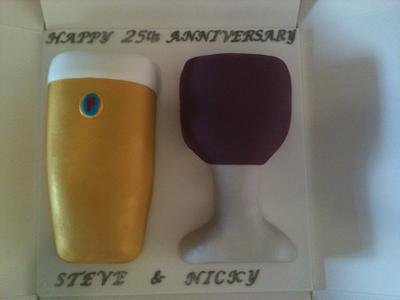 anniversary - Cake by little pickers cakes
