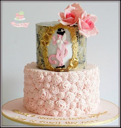 Pink Panther Retires - Cake by Jo Finlayson (Jo Takes the Cake)