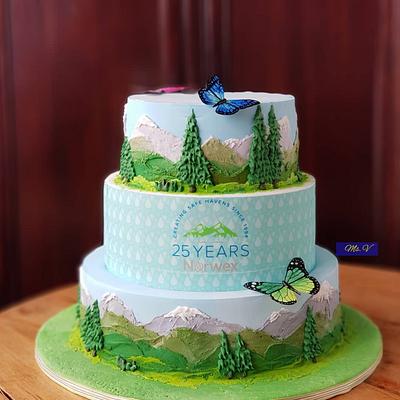 Compony Anniversary Cake - Cake by Ms. V
