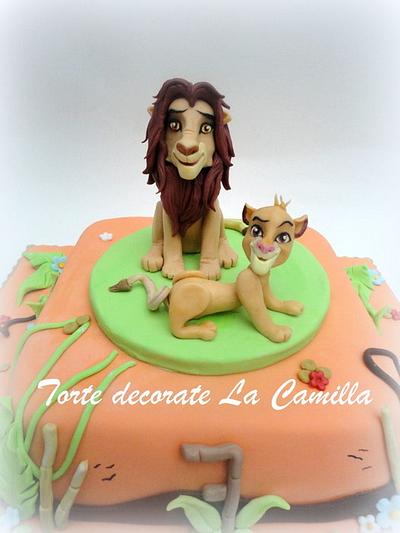 the king lion - 2 - Cake by  La Camilla 