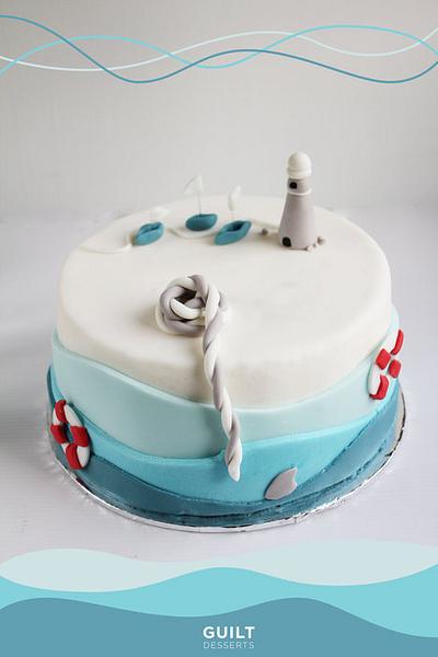 Nautical Cake - Cake by Guilt Desserts