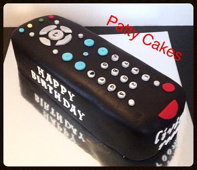 TV remote cake - Cake by Patty Cakes Bakes