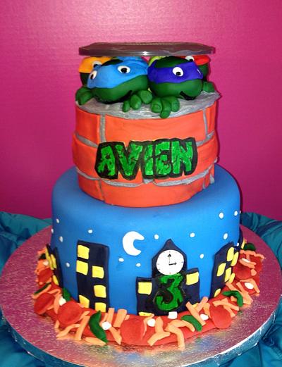 TMNT Cake - Cake by Pink Daisy Cakes