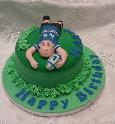 rugby cake - Cake by bootifulcakes