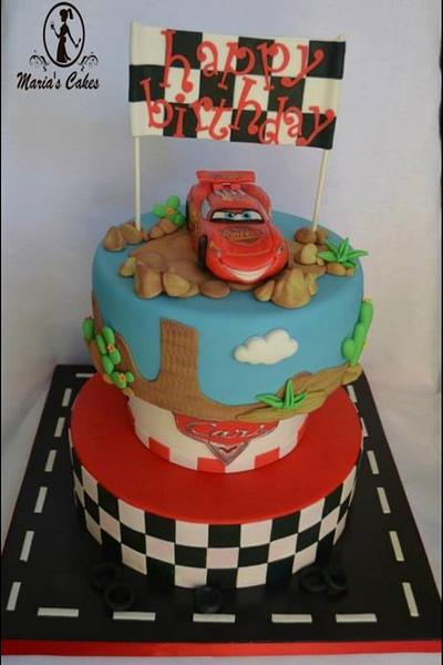 Cars birthday cake - Cake by Marias-cakes