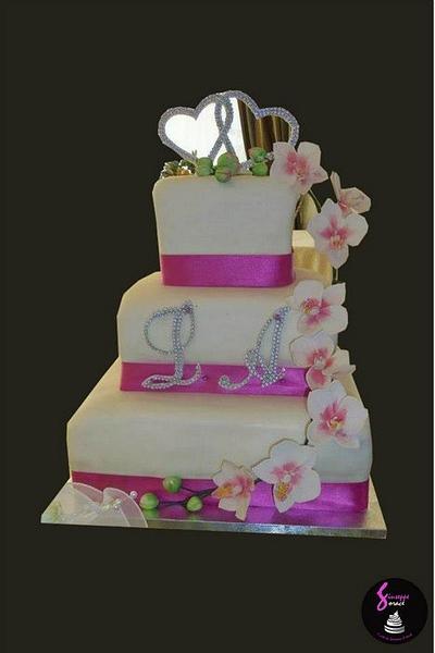 torta per il matrimonio di luciano e angela - Cake by giuseppe sorace
