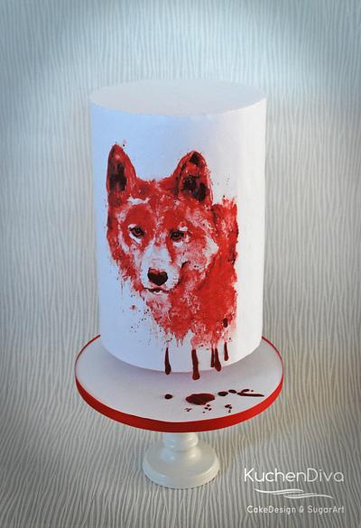 Cry Wolf - Animal Rights Collab - Cake by KuchenDiva