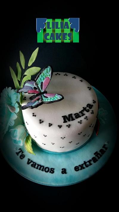 Marta, We will miss You..  - Cake by LiliaCakes