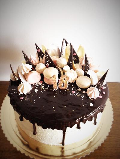 dripped cake - Cake by timea
