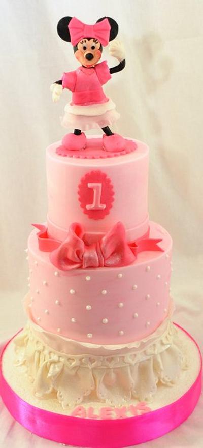 Mini Mouse Birthday Cake - Cake by Sugarpixy