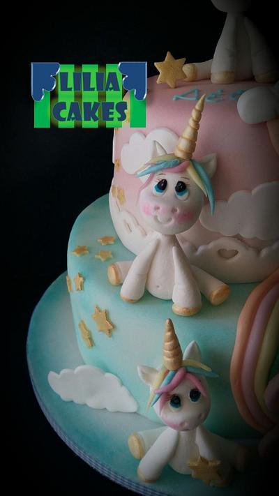 Baby Unicorns - Cake by LiliaCakes