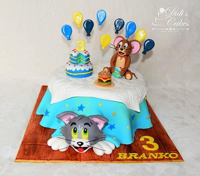 tom and jerry  - Cake by Didis Cakes
