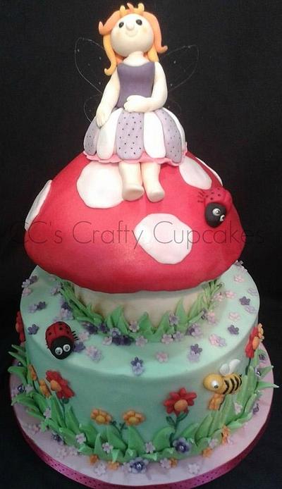 Toadstool cake  - Cake by Cathy Clynes
