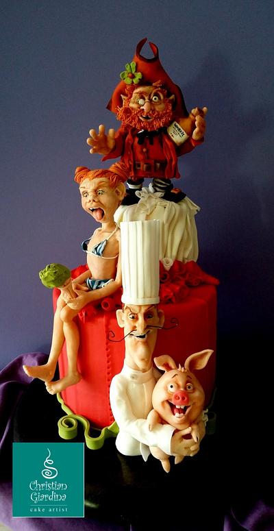 "Weird Fellows" - Cake by Christian Giardina