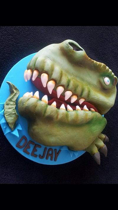 Dinosaur cake  - Cake by Craftycakes