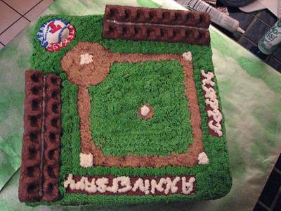 Texas Rangers Anniversary Cake - Cake by Jessica
