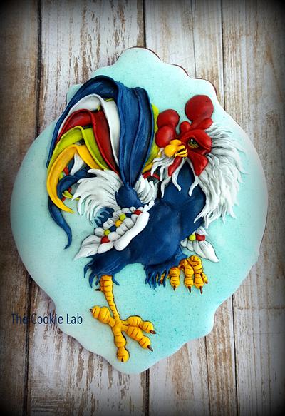 Happy New Year of the Rooster! - Cake by The Cookie Lab  by Marta Torres