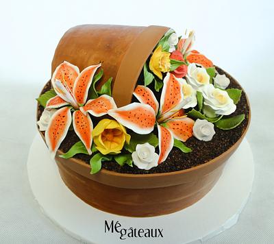 flower pot cake - Cake by Mé Gâteaux