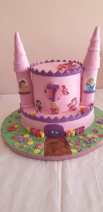 Princess castle - Cake by Lamees Patel