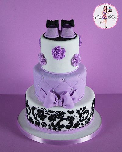 Purple Damask  - Cake by Dusty