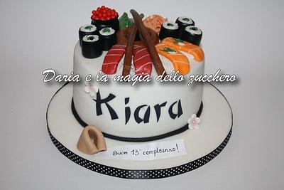 sushi cake - Cake by Daria Albanese