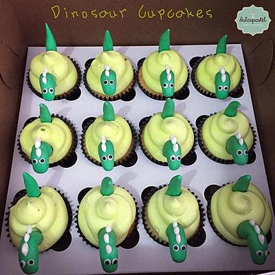 Cupcakes Dinosaurios Medellín - Cake by Dulcepastel.com