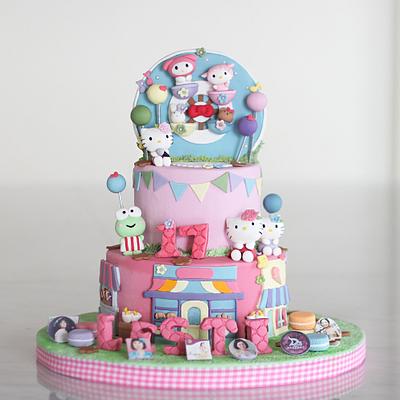 Hello Kitty Wonderland - Cake by Bakeagogo by Marsella Agatha