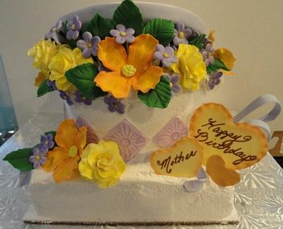 GIFT BOX CAKE - Cake by Cake Creations by ME - Mayra Estrada