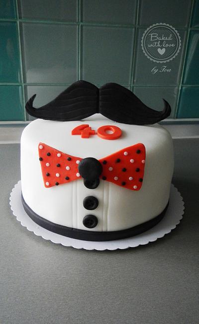 Moustache cake - Cake by daphnia