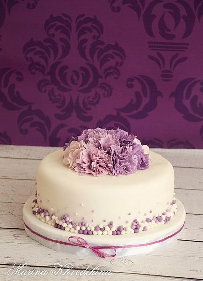 Pearl birthday cake - Cake by Marina