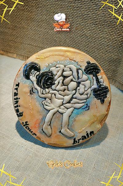 Brain and neurology cookies - Cake by Gele's Cookies