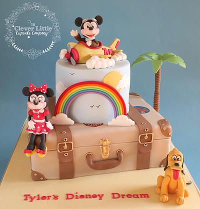 Disney Holiday/Vacation Cake - Cake by Amanda’s Little Cake Boutique